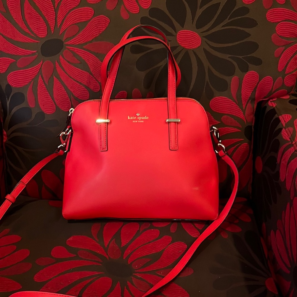 Red Kate Spade purse